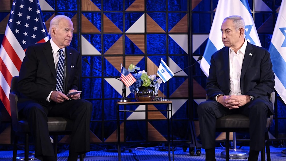 Biden and Netanyahu in “Israel” last October. (AFP via Getty)