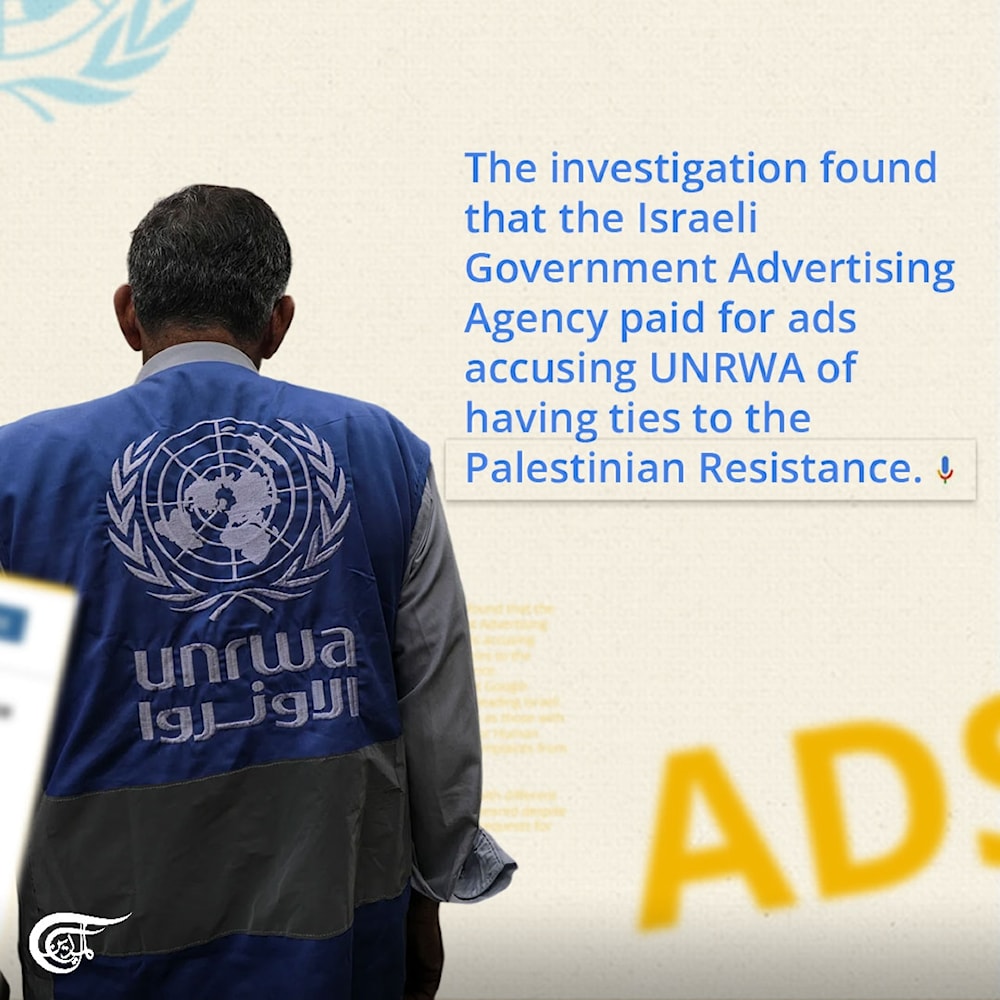 Israel is buying Google ads to undermine UNRWA