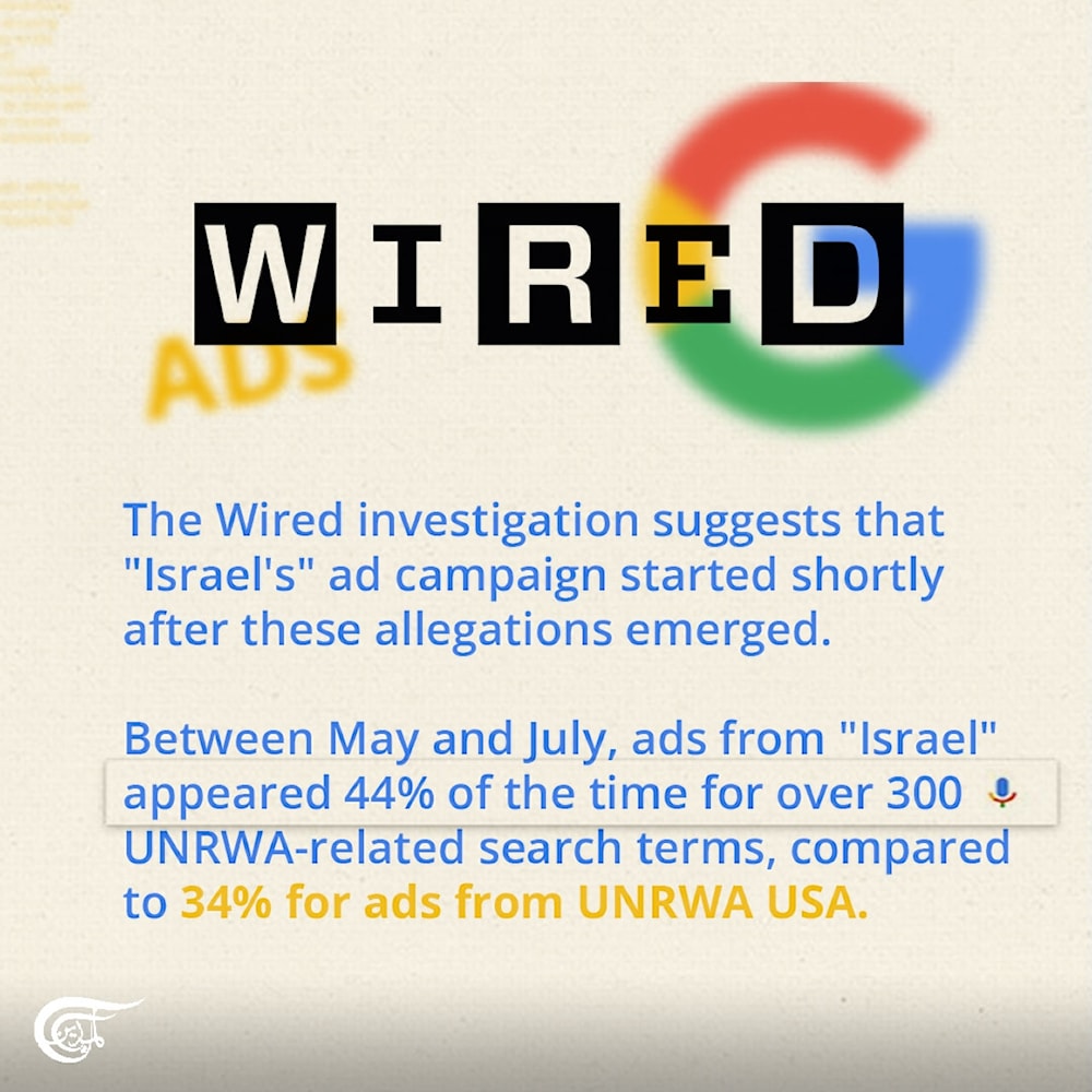 Israel is buying Google ads to undermine UNRWA