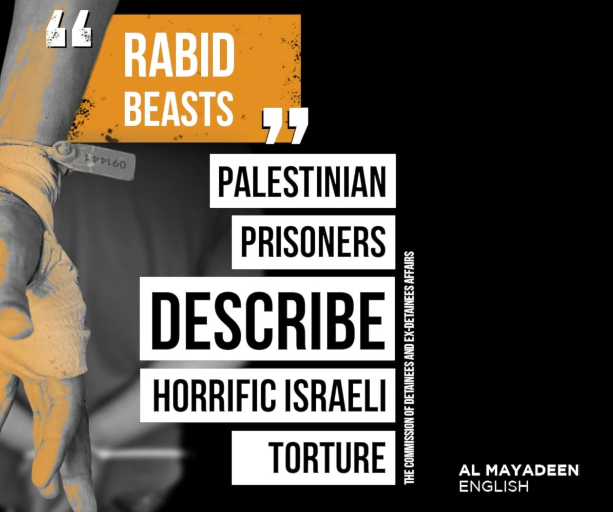 “Rabid beasts”: Palestinian prisoners describe horrific Israeli torture “Rabid beasts”: Palestinian prisoners describe horrific Israeli torture