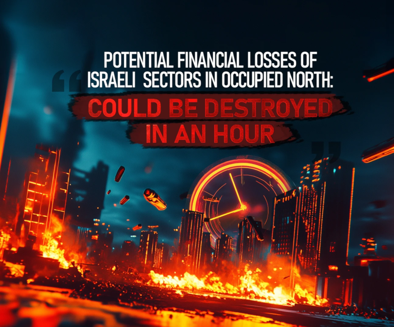 Potential financial losses of Israeli sectors in occupied North: 'Could be destroyed in an hour'
