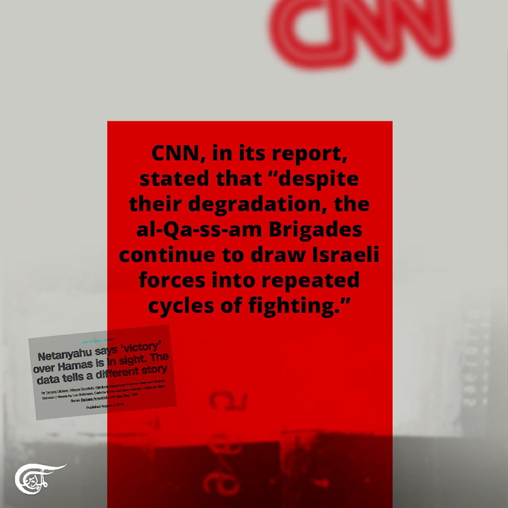 CNN exposes Netanyahu’s claims of ‘victory’ over the Palestinian Resistance