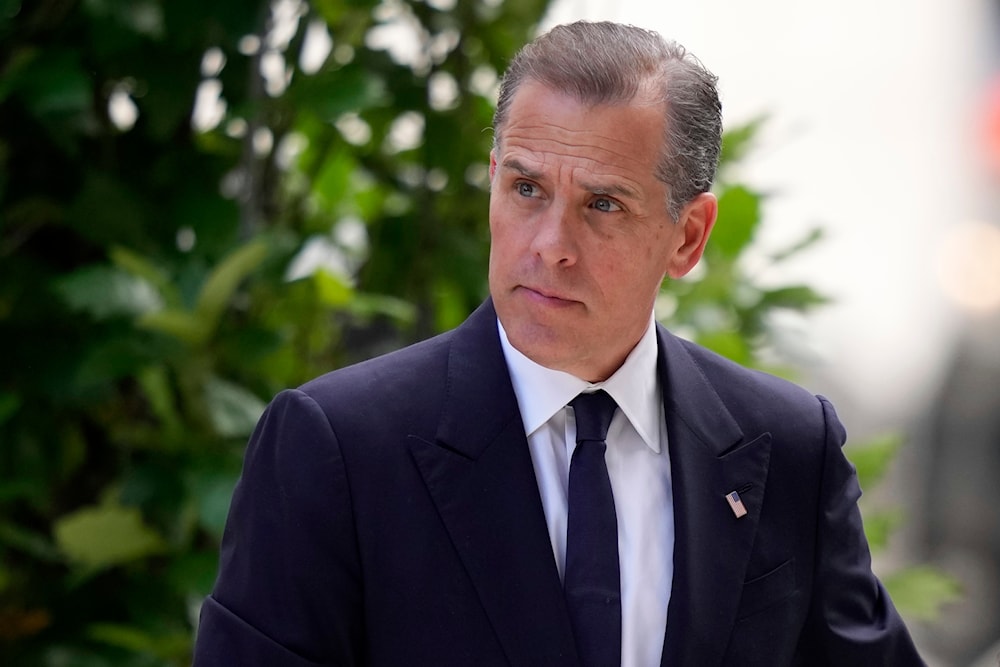 Hunter Biden arrives at federal court, June 3, 2024, in Wilmington, Delaware (AP)