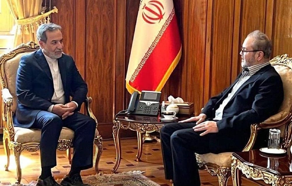 Iranian Foreign Minister Abbas and Representative of Hezbollah in Iran, Abdullah Safiuddin, met in Tehran, Iran, on Sunday, September 1, 2024. (Tasnim)