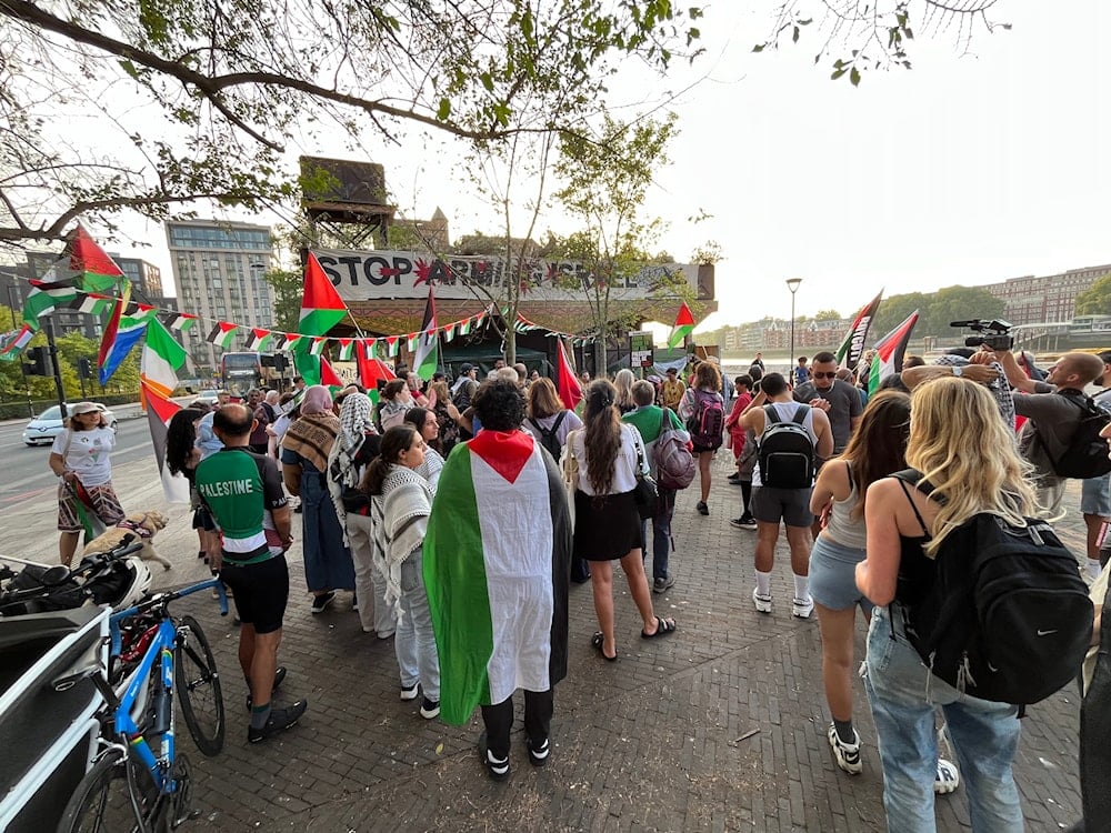 Community Camp for Palestine, London, UK. (Sul Nowroz, 2024)