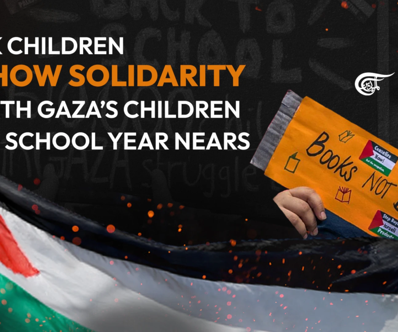 UK children show solidarity with Gaza’s children as school year nears