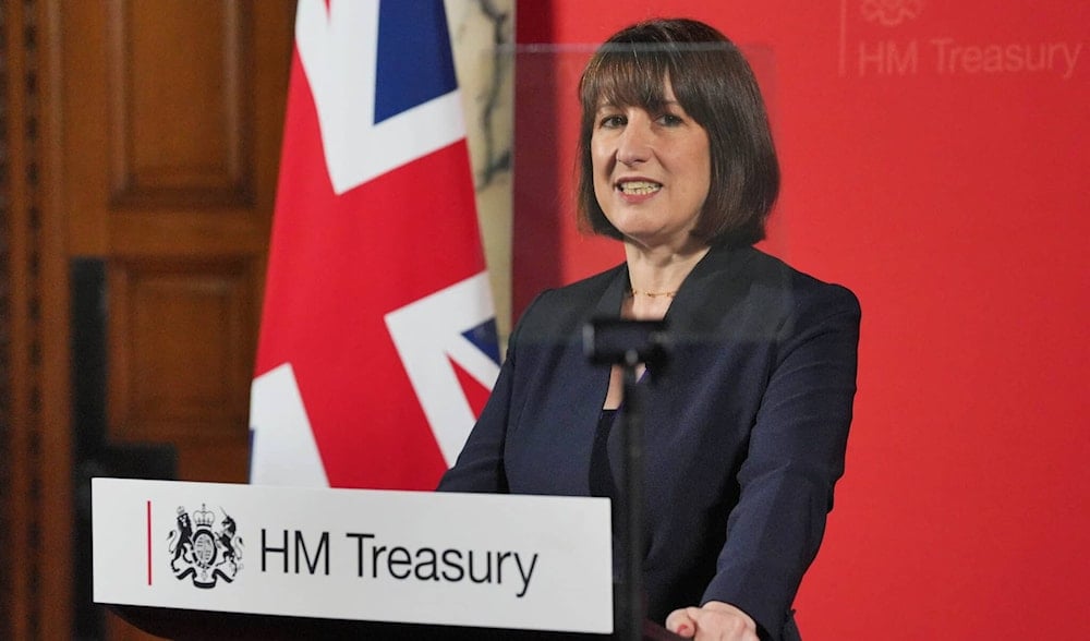 Britain’s Chancellor of the Exchequer Rachel Reeves announcing the first steps the new Labour Government will take to deliver economic growth, in London on July 8, 2024. (AFP)