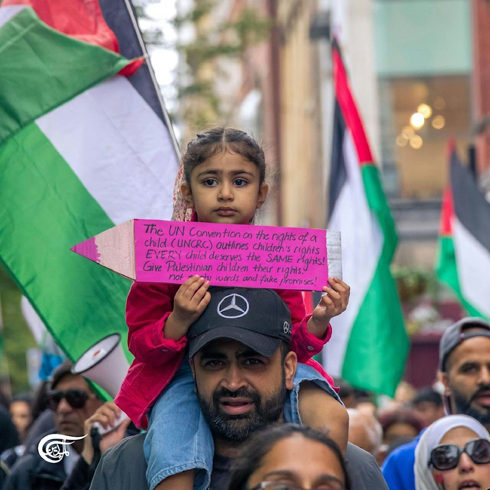 UK children show solidarity with Gaza’s children as school year nears