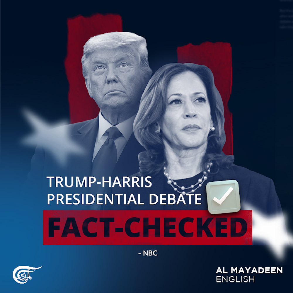 Trump-Harris presidential debate fact-checked 