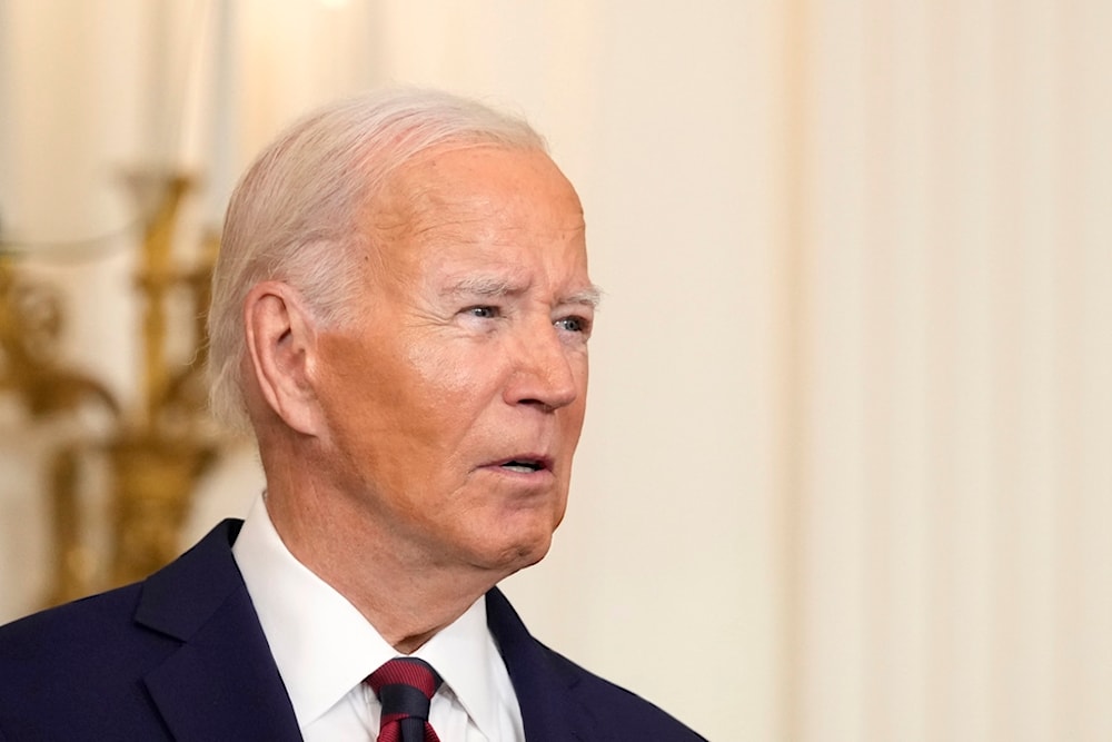 President Joe Biden speaks in the East Room of the White House in Washington, Tuesday, Sept. 10, 2024. (AP)