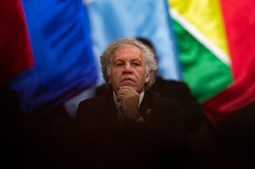  Secretary General of the Organization of American States Luis Almagro attends the opening of 52nd General Assembly of the OAS in Lima, Peru, Oct. 5, 2022. (AP)