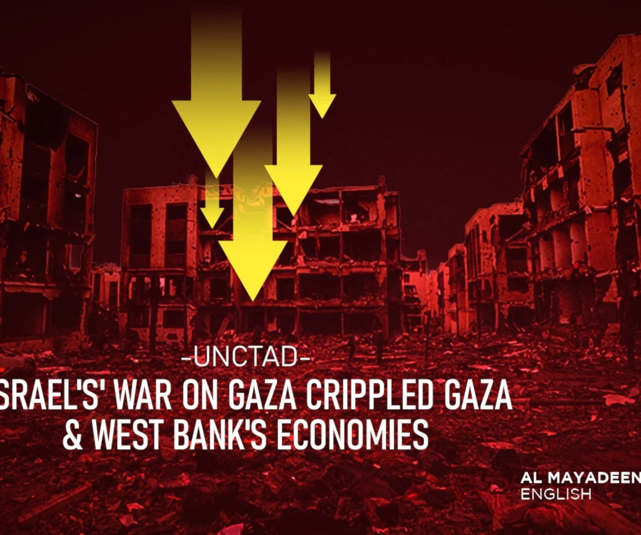 'Israel's' war on Gaza crippled Gaza and West Bank's economies - UNCTAD 'Israel's' war on Gaza crippled Gaza and West Bank's economies - UNCTAD