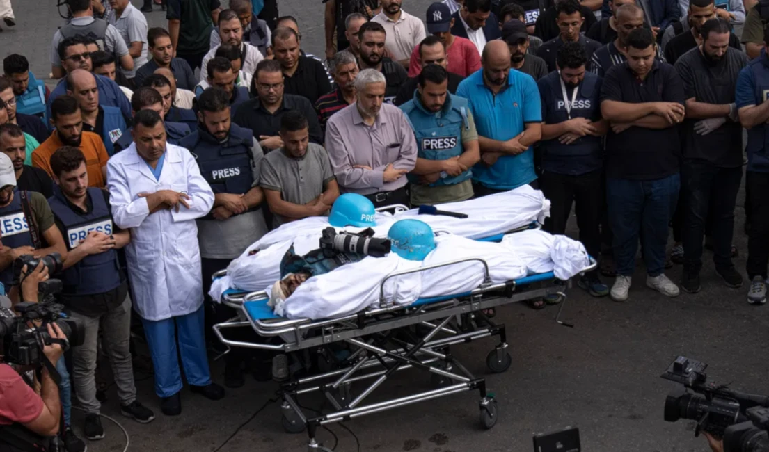 German journalists call for protection of colleagues in Gaza German journalists call for protection of colleagues in Gaza