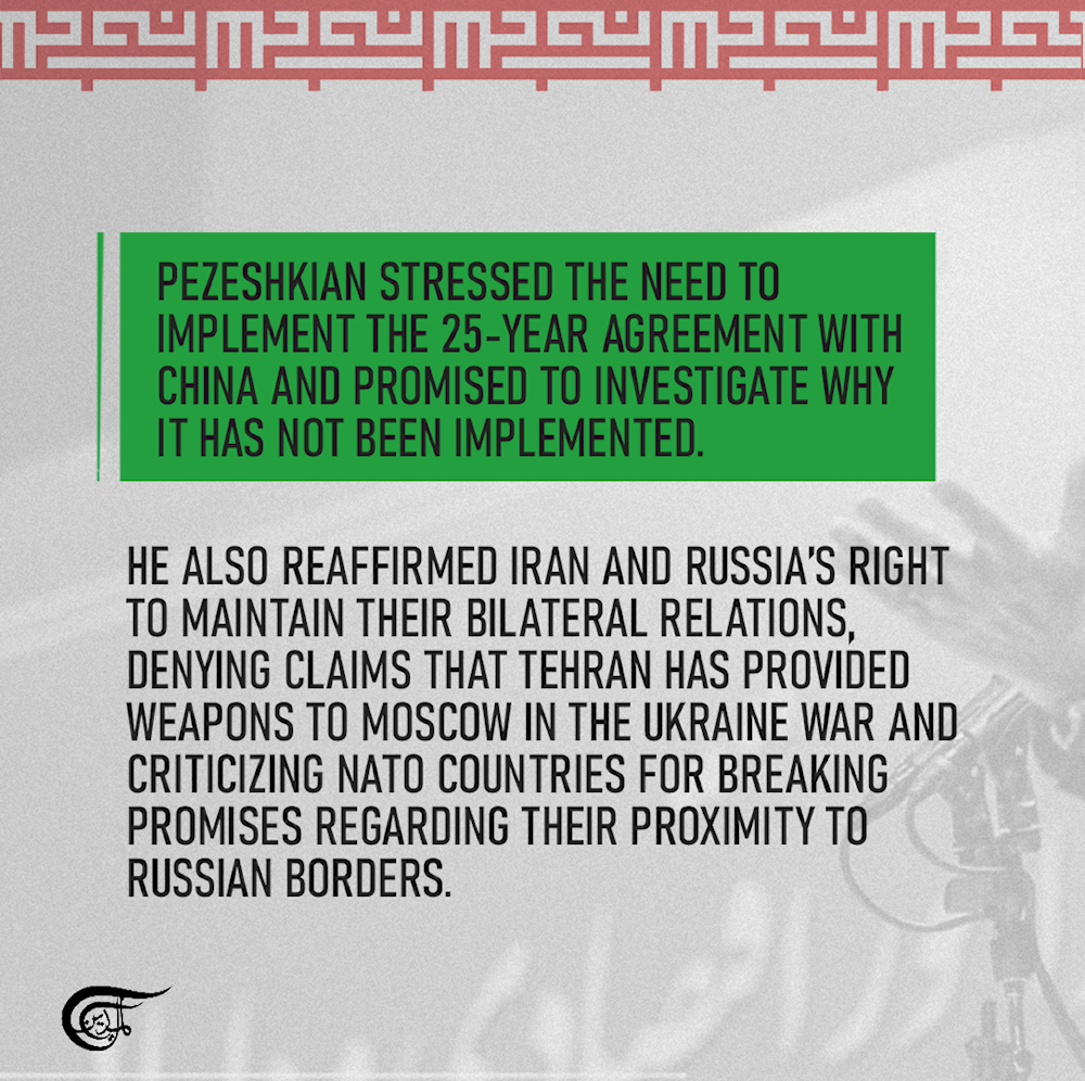 Highlights from Iran's President Pezeshkian's speech 