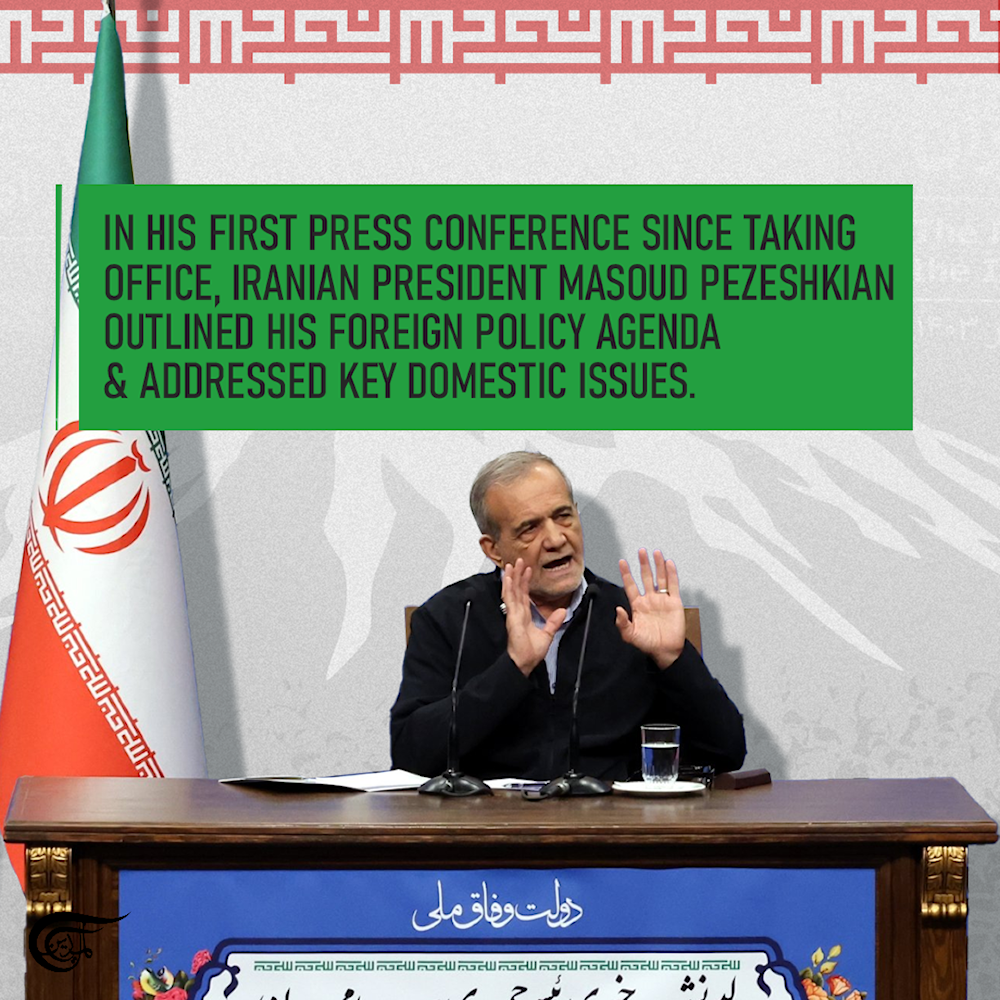 Highlights from Iran's President Pezeshkian's speech 