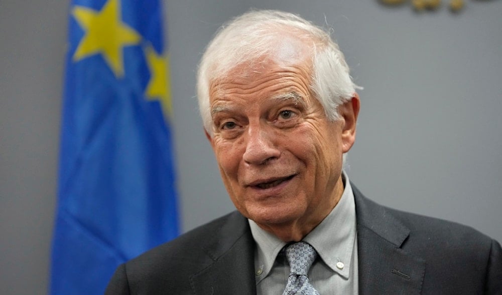 European Union foreign policy chief Josep Borrell, speaks during a joint press conference with the Lebanese Foreign Minister Abdallah Bouhabib, in Beirut, Lebanon, on September 12, 2024. (AP)