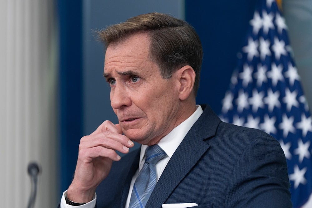 National Security Council spokesman John Kirby, listens to questions during the daily briefing at the White House in Washington, on September 18, 2024. (AP)