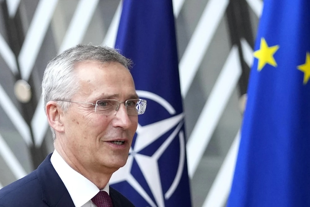 NATO Secretary General Jens Stoltenberg arrives for an EU summit at the European Council building in Brussels, Thursday, June 29, 2023. (AP)