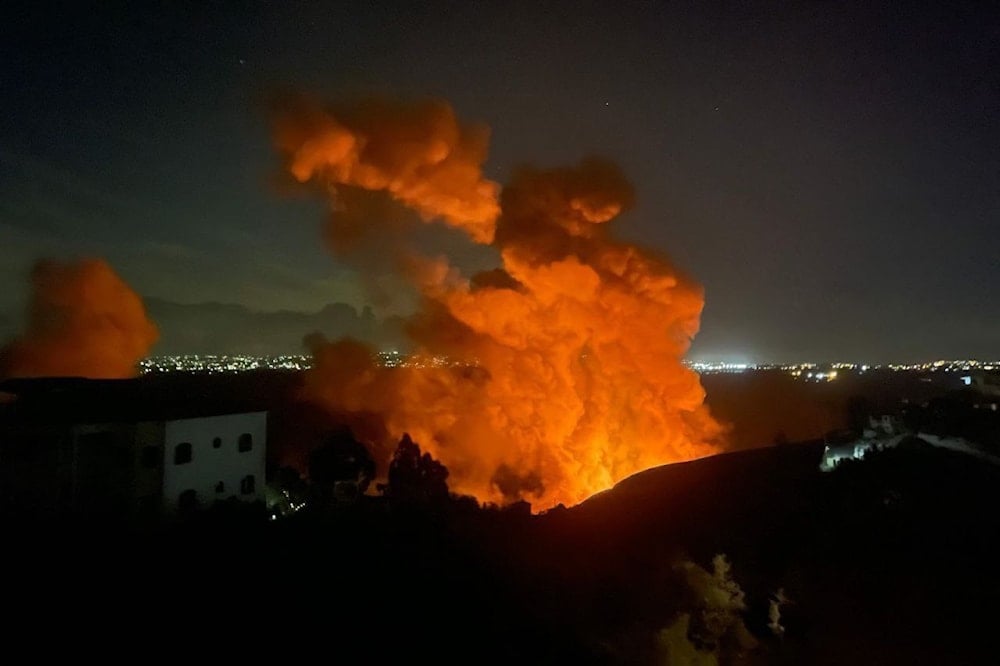 Impact of an Israeli airstrike in southern Lebanon, Sept. 23, 2024 (Social Media)