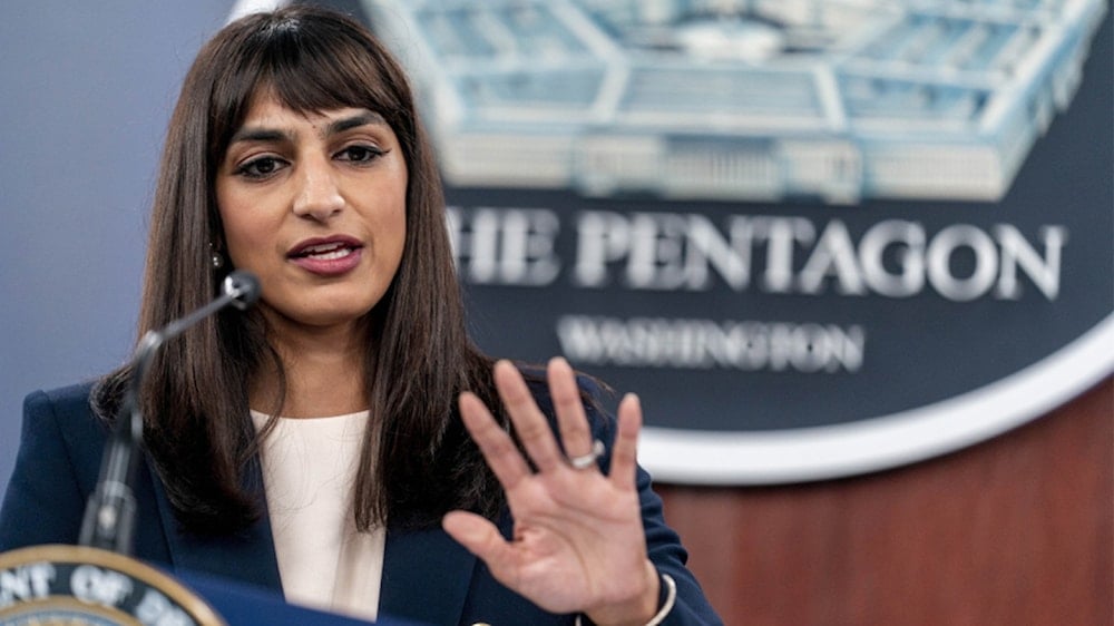 Department of Defense Press Secretary Sabrina Singh speaks at a news conference at the Pentagon, Friday, Nov. 4, 2022, in Washington. (AP)