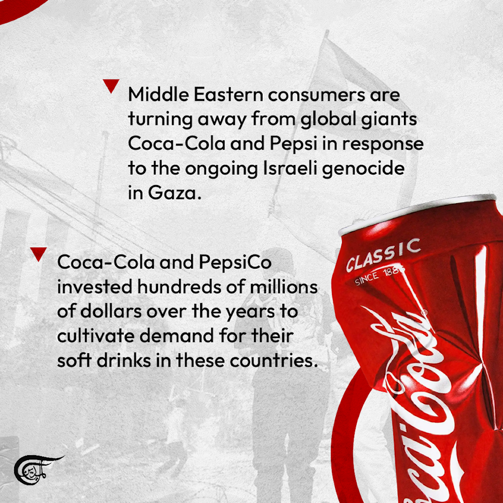 Local sodas surge as Middle East shuns Coke, Pepsi over Gaza