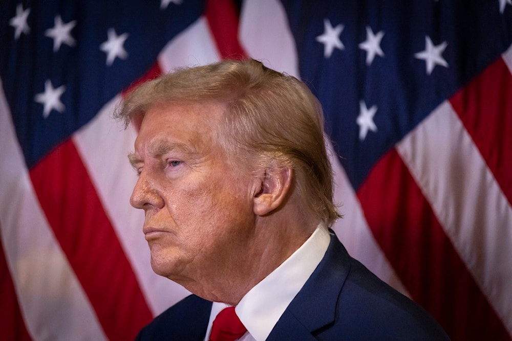 Republican presidential nominee former President Donald Trump speaks during a news conference held at Trump Tower, Friday, Sept., 6, 2024 in New York. (AP Photo/Stefan Jeremiah)