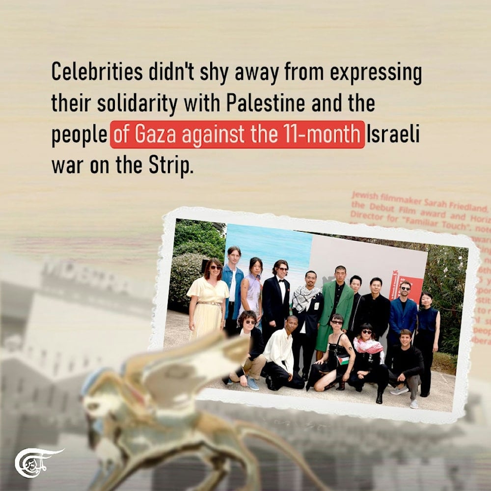 Solidarity with Gaza takes center stage at 81st Venice International Film Festival