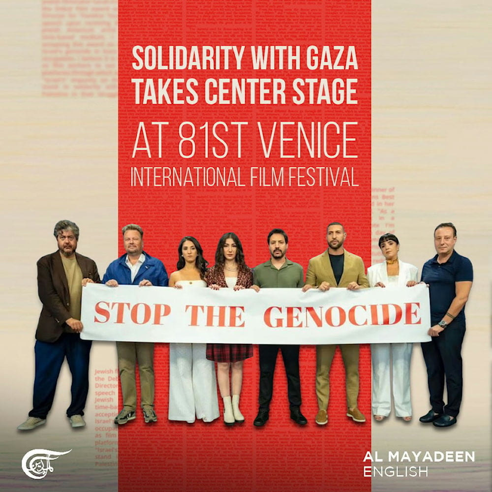 Solidarity with Gaza takes center stage at 81st Venice International Film Festival