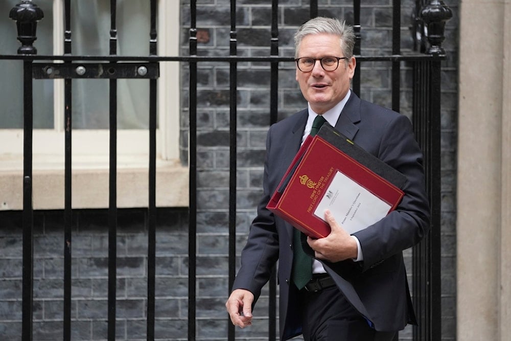 Britain's Prime Minster Keir Starmer departs 10 Downing Street to go to the House of Commons for his weekly Prime Minister's Questions in London, Wednesday, Sept. 4, 2024. (AP)