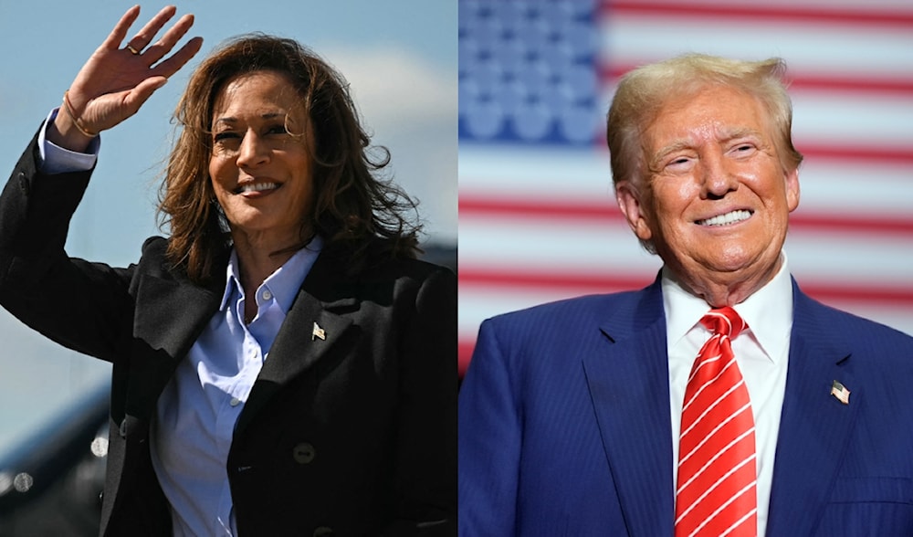 Vice President and Democratic candidate Kamala Harris and Republican candidate Donald Trump, undated. (AFP, AP)