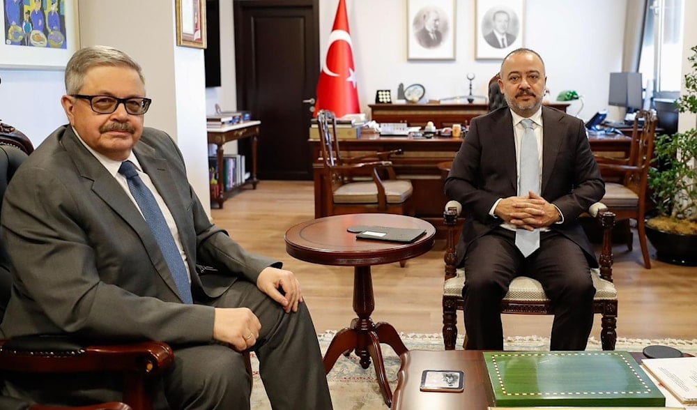 Deputy Minister Nuh Yılmaz received a courtesy call from Aleksei Erkhov, Ambassador of the Russian Federation in Ankara, August 22, 2024. (X/ @MFATurkiye)