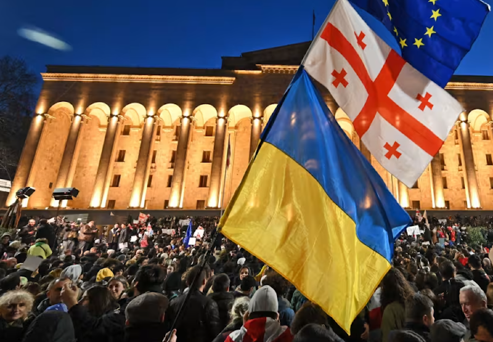 Ukraine Georgia rep fired over washing machines