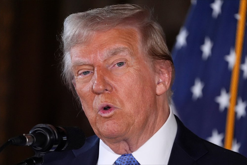 President-elect Donald Trump speaks during a news conference at Mar-a-Lago, on December 16, 2024, in Palm Beach, Fla. (AP)