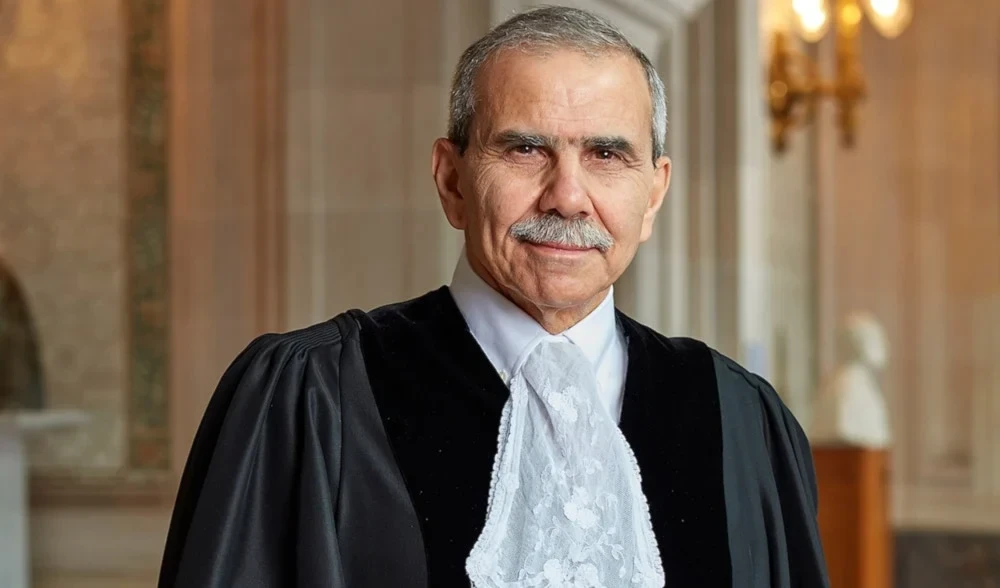 Lebanese Judge Nawaf Salam, now President of the International Court of Justice, in  a photo from February 2018. (ICJ)