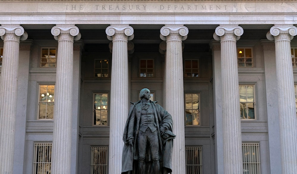 The U.S. Department of the Treasury building is seen in Washington, Monday, Nov. 18, 2024. (AP)