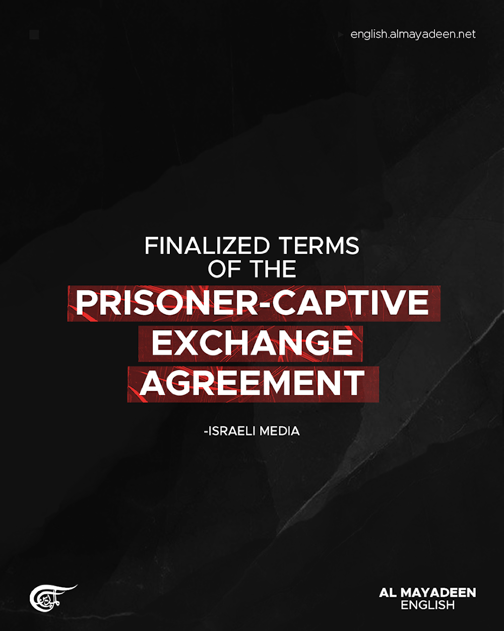 Finalized terms of the prisoner-captive exchange agreement: Israeli media