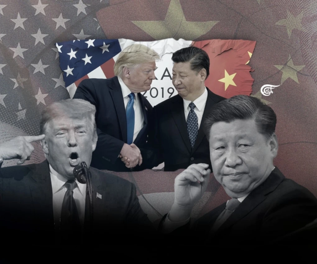 Imposing tariffs on Chinese goods shipped to the US hurts China, but American consumers are the victims as well. (Al Mayadeen English; Illustrated by Zeinab el-Hajj)