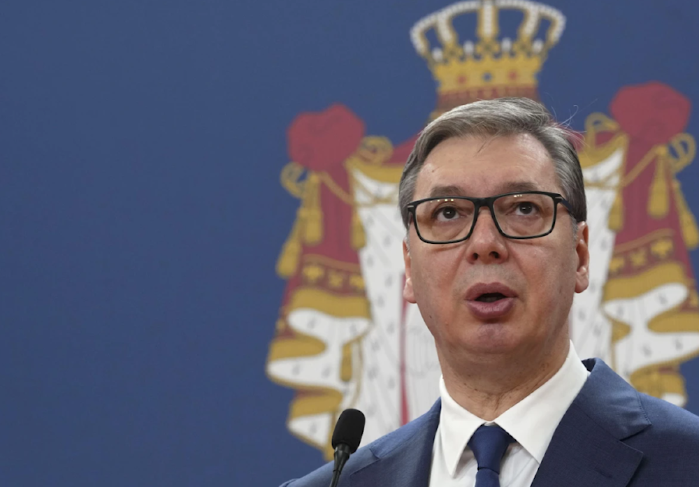 Serbian leader warns of foreign-backed ‘color revolution’