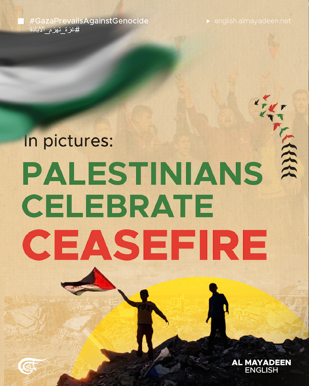 In pictures: Palestinians celebrate ceasefire 