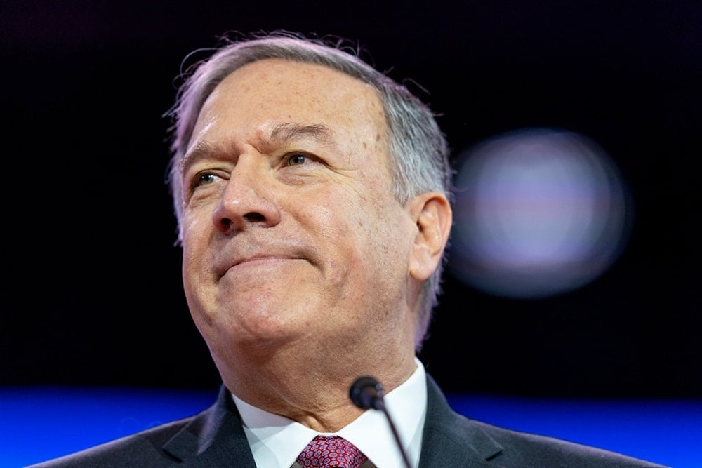 Former Secretary of State Mike Pompeo speaks at the Conservative Political Action Conference, CPAC 2023, Friday, March 3, 2023, at National Harbor in Oxon Hill, Maryland (AP)