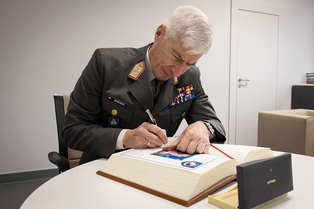 General Robert Brieger, chairman of the EU Military Committee (EUMC) in Luxembourg upon the invitation of General Steve Thull, Chief of Defense of the Grand Duchy. (@ChairmanEUMC / X)