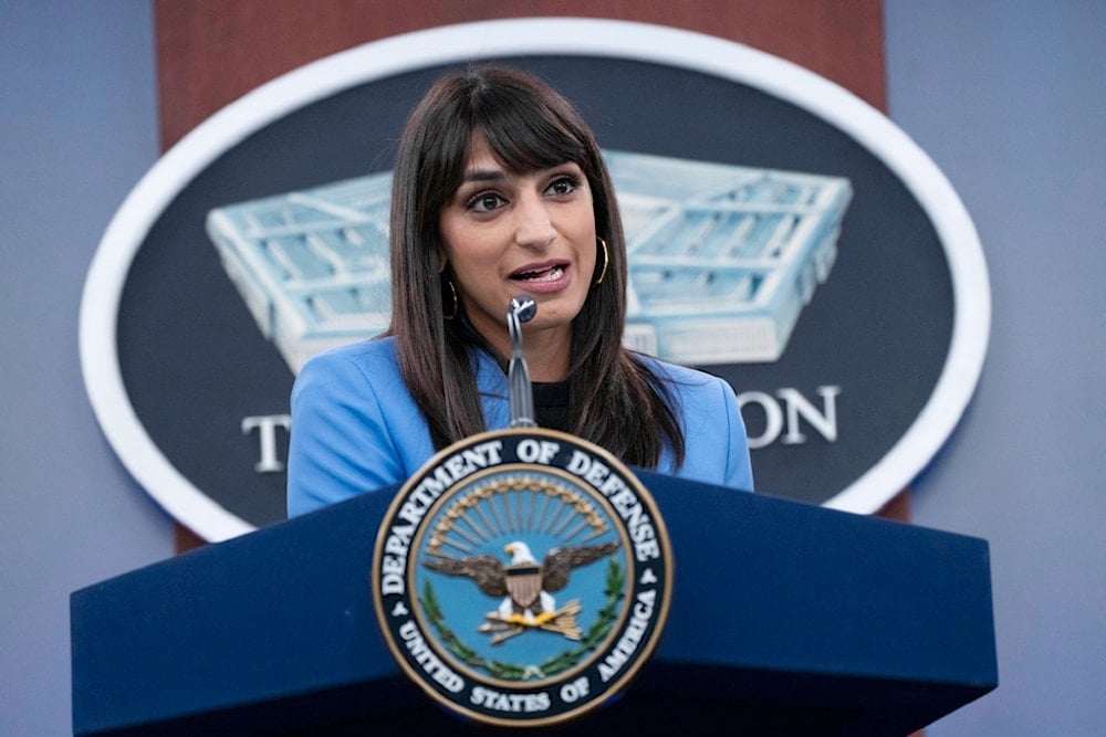 Deputy Pentagon Press Secretary Sabrina Singh, speaks during a briefing at the Pentagon in Washington, Tuesday, Aug. 8, 2023. (AP)