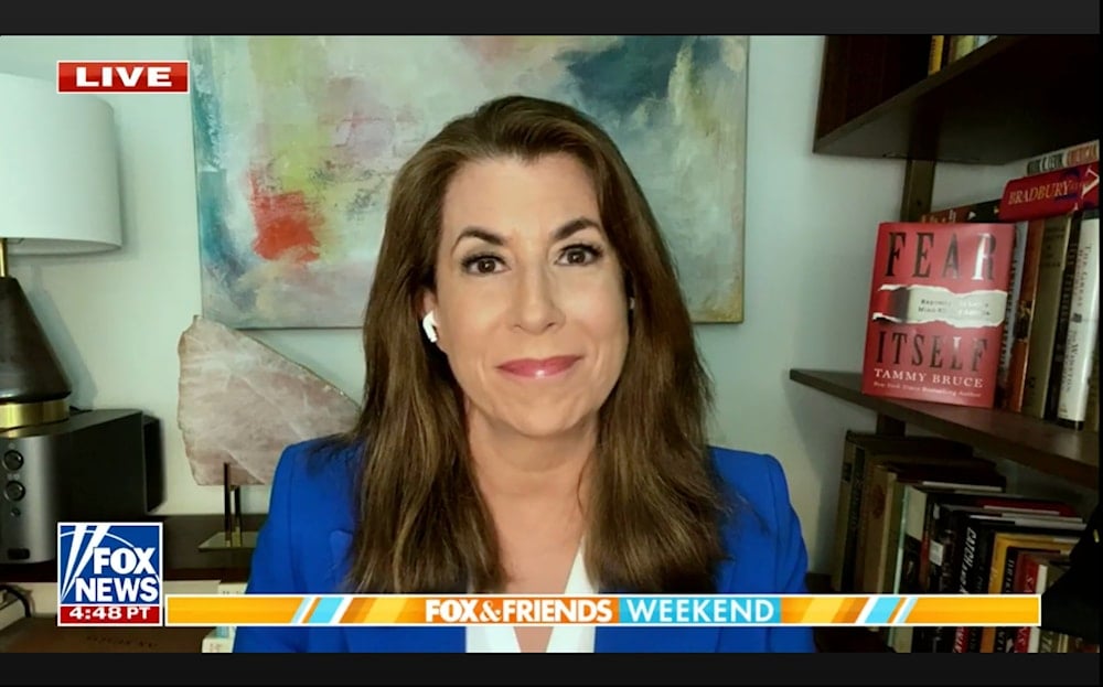 Screengrab from a live broadcast of Tammy Bruce on Fox News, August 04, 2024. 