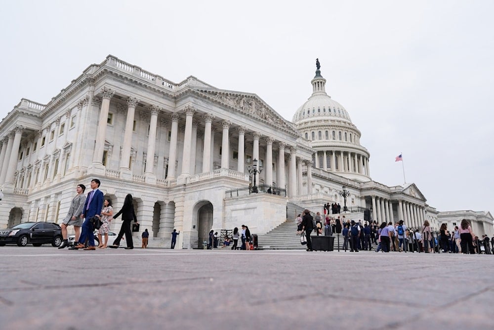 The US Capitol is photographed after a news conference, Tuesday, Sept. 30, 2025, at the Capitol in Washington. (AP Photo/Mariam Zuhaib)