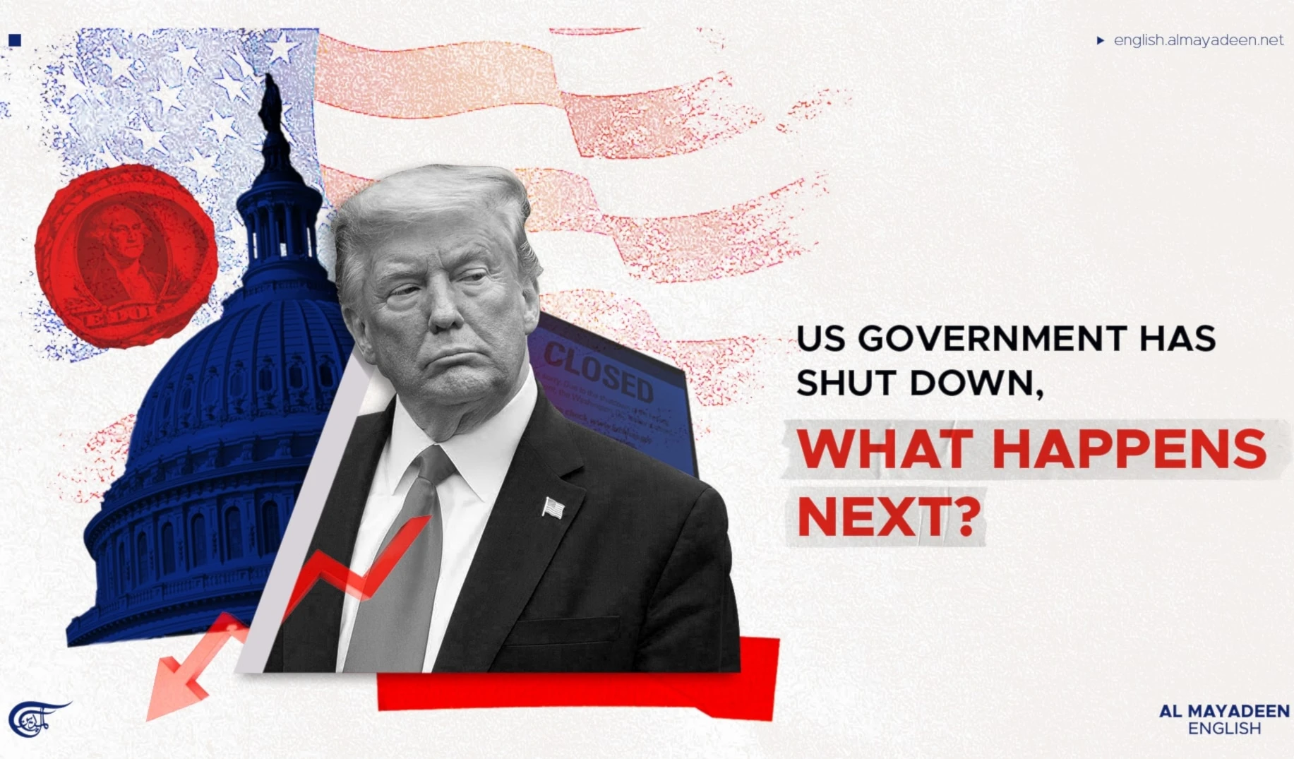 US government has shut down, what happens next?