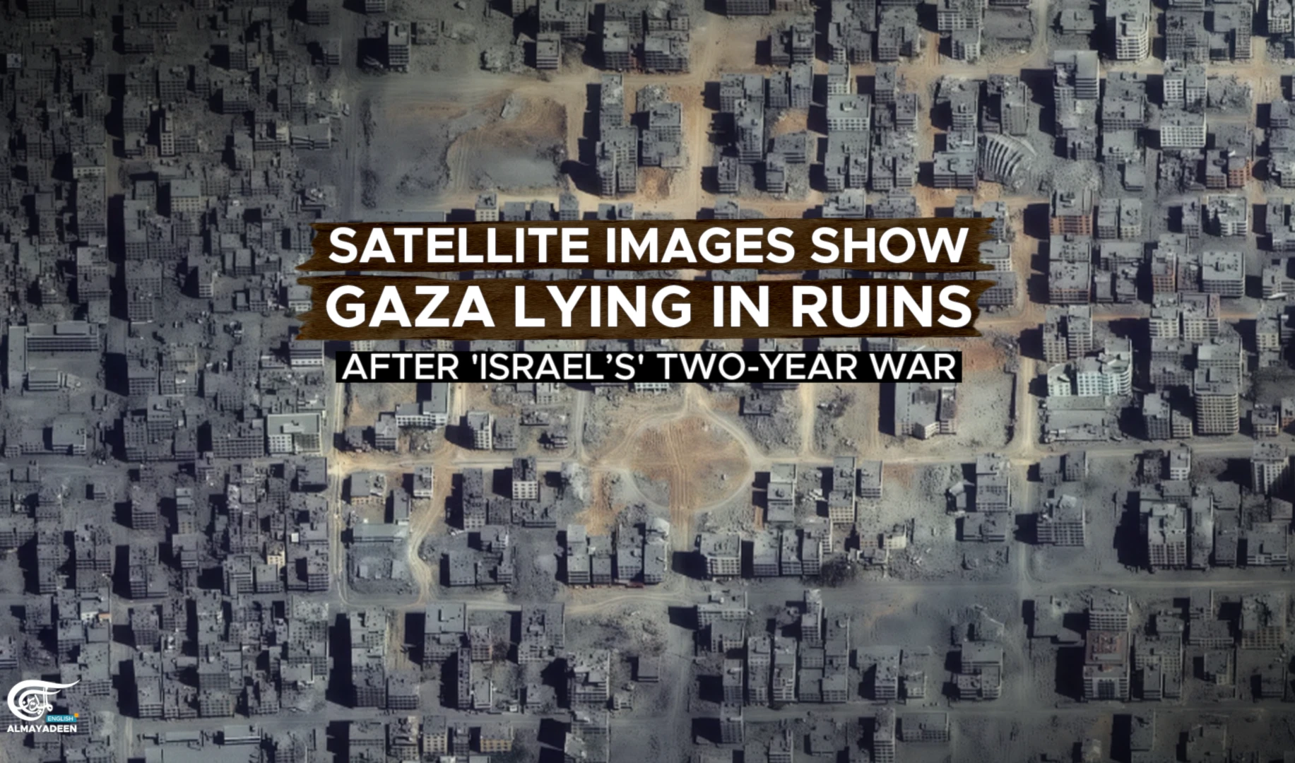 Satellite images show Gaza lying in ruins after 'Israel’s' two-year war
