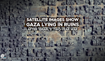 Satellite images show Gaza lying in ruins after 'Israel’s' two-year war