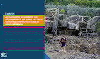 Al Mayadeen documents aftermath of Israeli attacks on civilian infrastructure in South Leb