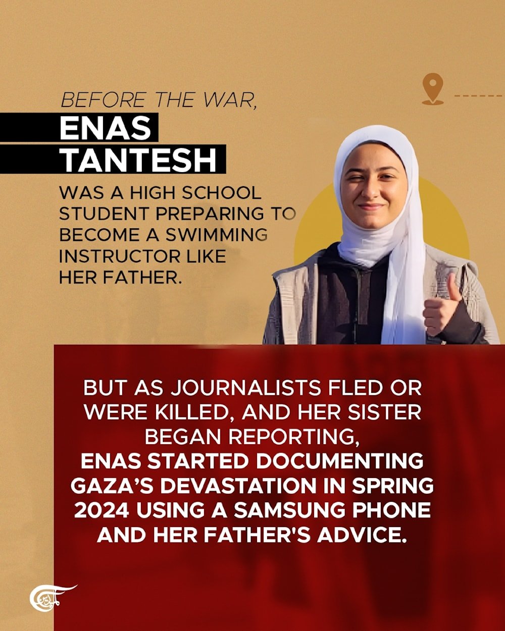 Palestinian young woman documents two years of Israeli genocide in Gaza