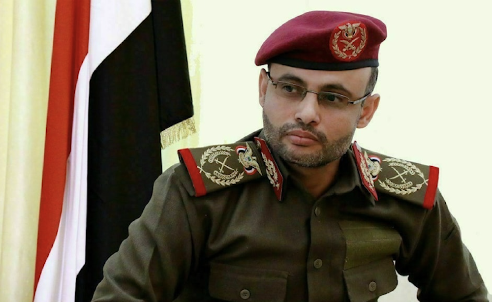 Yemeni Supreme Political Council President Mahdi Al-Mashat in an undisclosed location in Sanaa, Yemen in 2020. (Yemeni media)